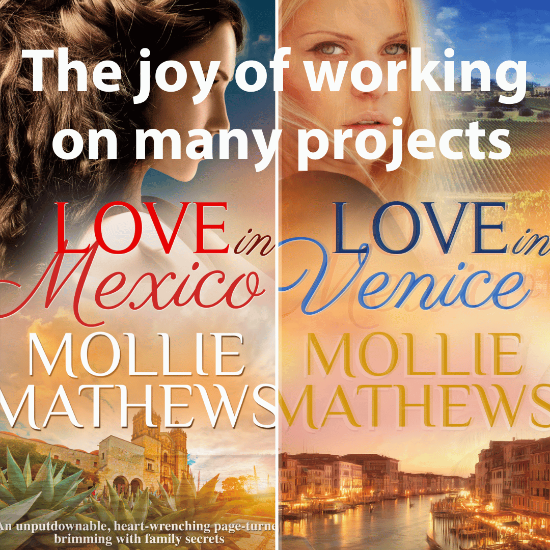 Danielle Steel and the joy of working on many projects at the same time