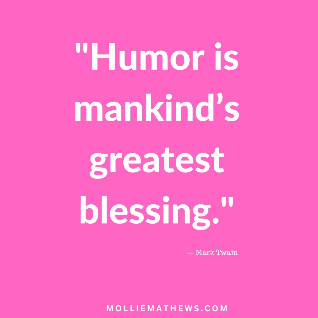 When life falls apart…laugh loudly