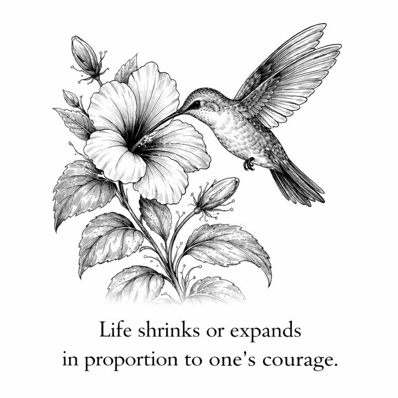 There are places in the world that do not allow you to remain small