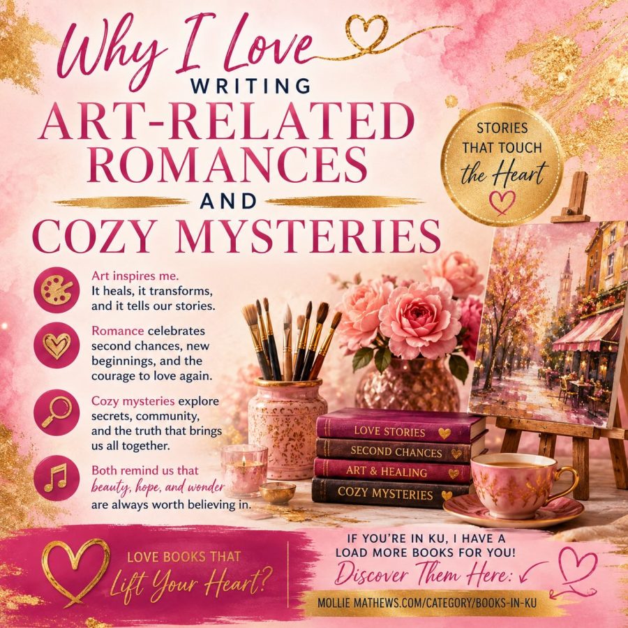 Why I Love Writing Art-Related Romances and Cozy Mysteries Why I Love Writing Art-Related Romances and Cozy Mysteries